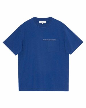 PALMES Pocket T-Shirt - Blue