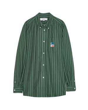 palmes Deuce Oxford Shirt - Dark Green