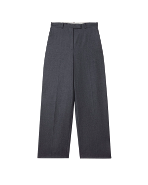 ROHE Wide Leg Trousers - Grey