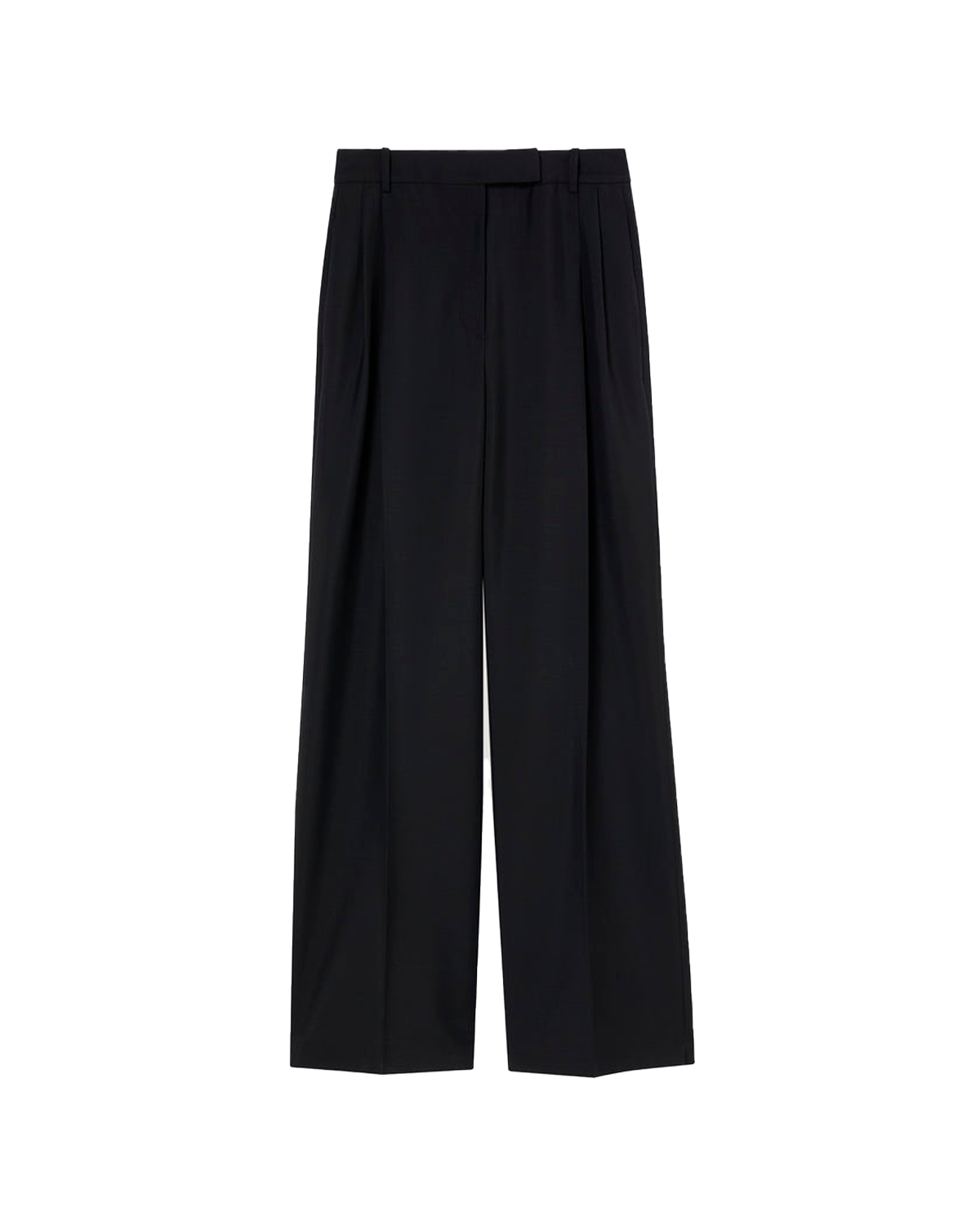 RÓHE Mid Waist Tailored Trousers - Black
