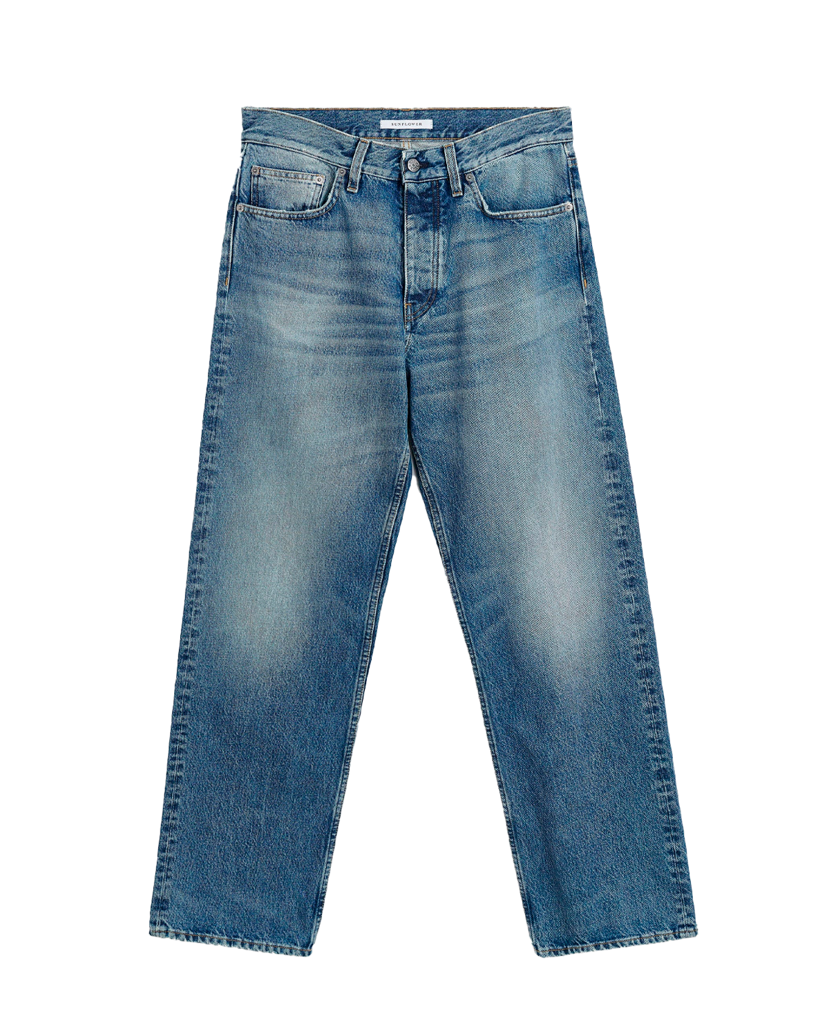 SUNFLOWER Loose Jeans - Mid Blue