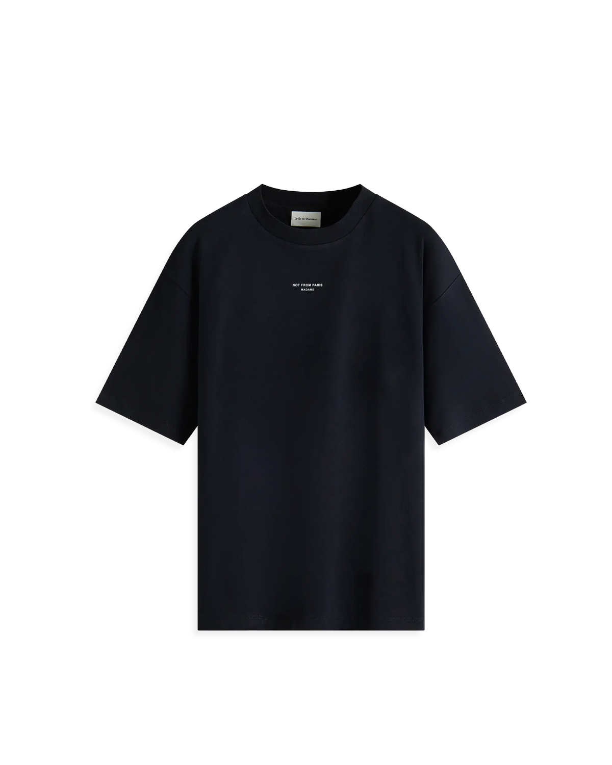 DRÔLE DE MONSIEUR Tee Slagan Classic - Black