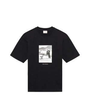 DRÔLE DE MONSIEUR Le T-shirt Ice Skating Waiter - Black