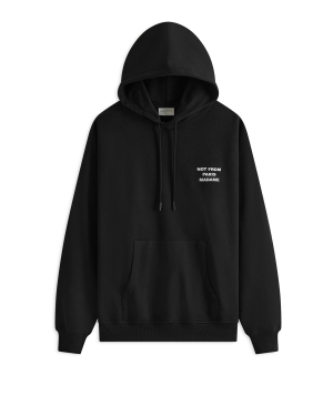 DRÔLE DE MONSIEUR Le Hoodie Slogan - Black